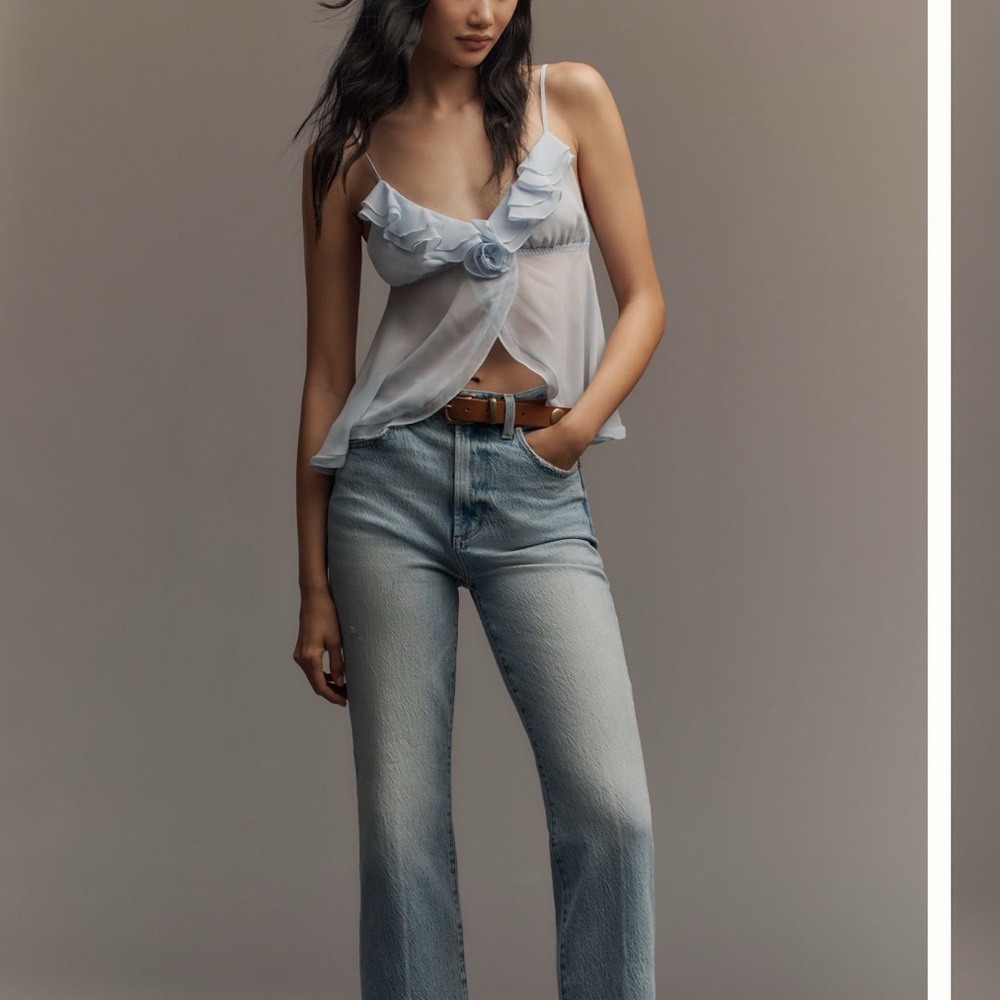 Pistola Ally High-Rise Crop Flare Jeans